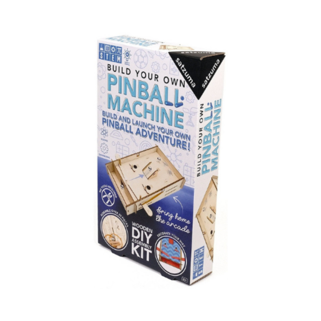 Satzuma - STEM - Pinball Machine Flipperkast - Blik op Hout
