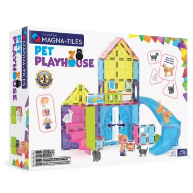 Magna-tiles Magna-tiles, Huisdieren speelhuis (Pet Playhouse) 50 stuks