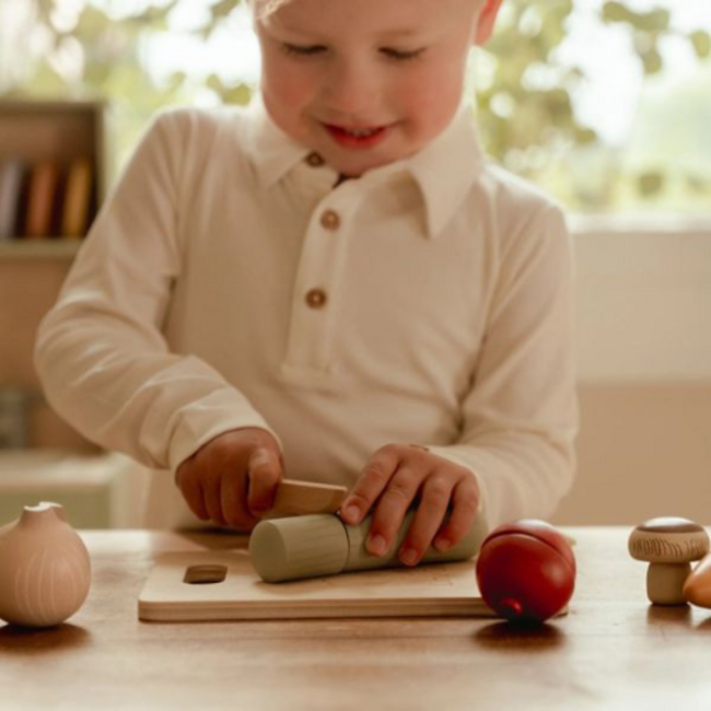 Little Dutch Little Dutch Snijgroente - Houten Speelset FSC