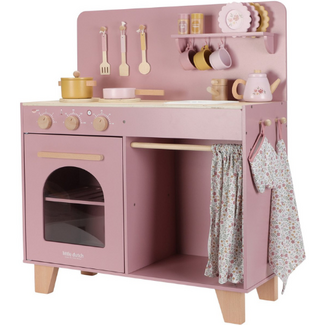Little Dutch Little Dutch Houten speelkeuken, Roze FSC