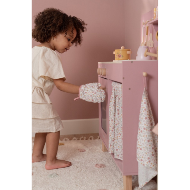 Little Dutch Little Dutch Houten speelkeuken, Roze FSC
