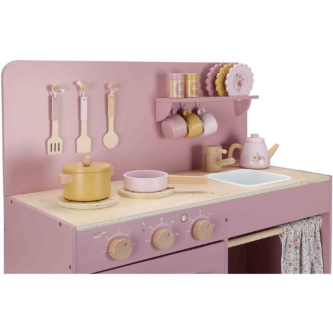 Little Dutch Little Dutch Houten speelkeuken, Roze FSC