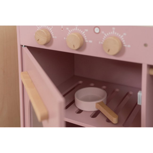 Little Dutch Little Dutch Houten speelkeuken, Roze FSC