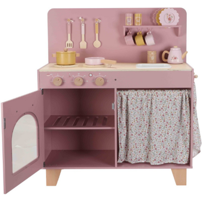 Little Dutch Little Dutch Houten speelkeuken, Roze FSC