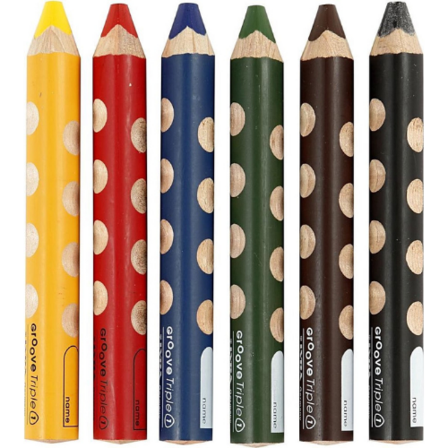 Lyra GROOVE Triple 1 Potloden set van 6
