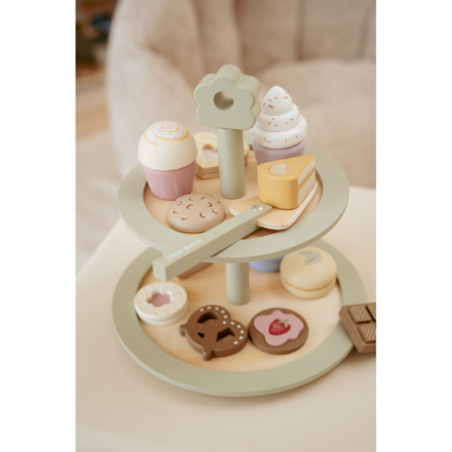 Little Dutch Little Dutch houten Etagère met gebak FSC