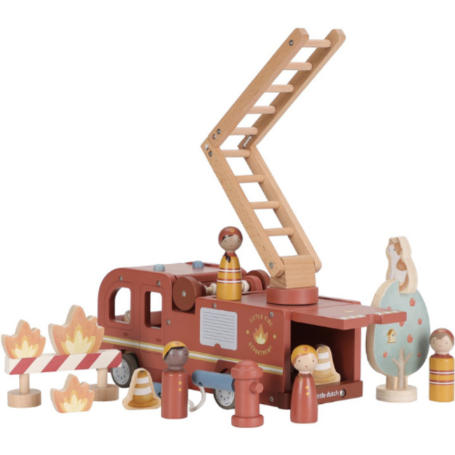 Little Dutch Little Dutch Brandweerwagen FSC