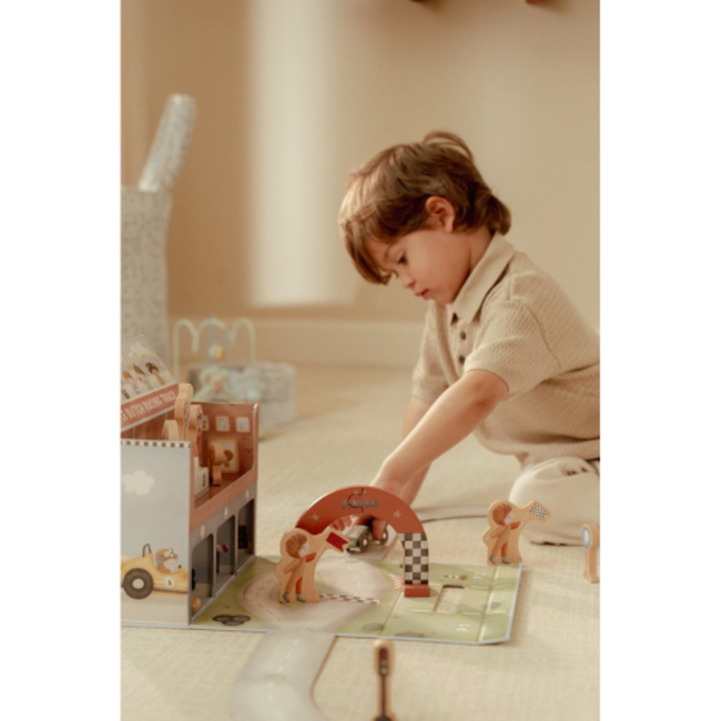 Little Dutch Little Dutch Speelkoffer Racebaan - Hout FSC