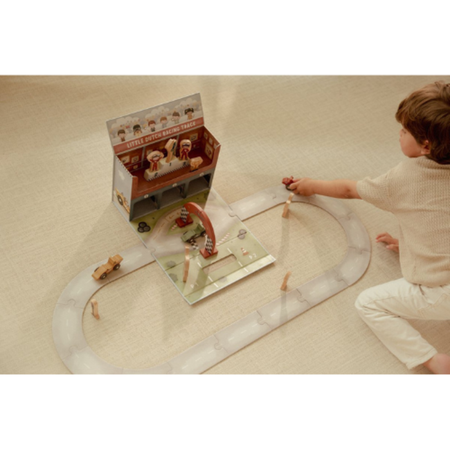 Little Dutch Little Dutch Speelkoffer Racebaan - Hout FSC