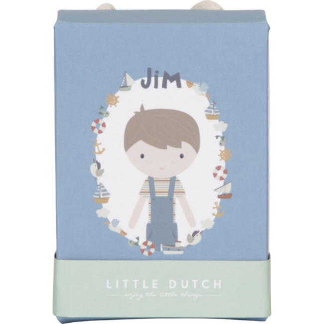 Little Dutch Little Dutch Vintage Sunny Stripes Knuffelpop - Jim - 10 cm