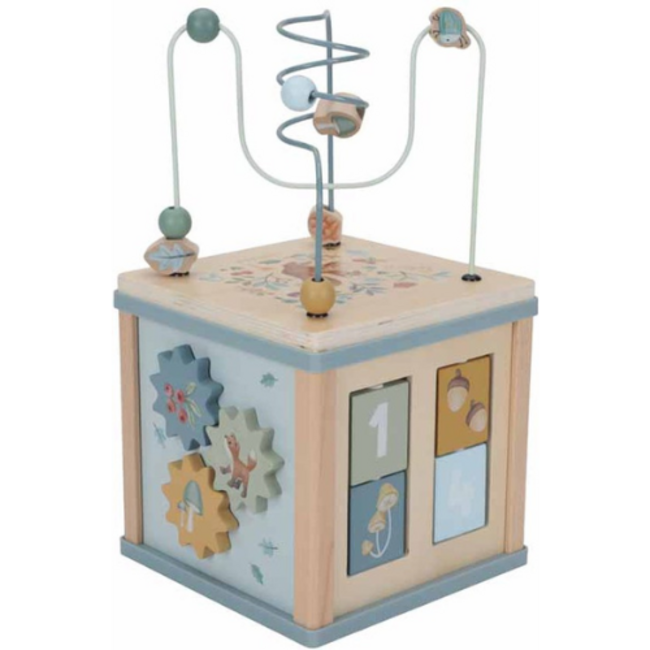 Little Dutch Little Dutch Houten Activiteitenkubus - Forest Friends FSC