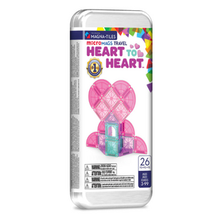 Magna-tiles, Micromags Heart to Heart Reiseditie (Travel set 26 stuks)