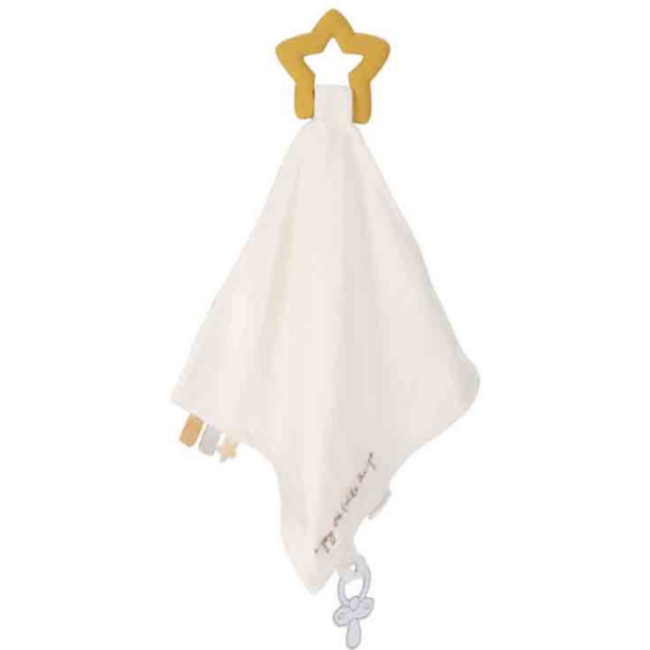 Little Dutch Little Dutch Knuffeldoekje met Bijtring - Newborn Naturals