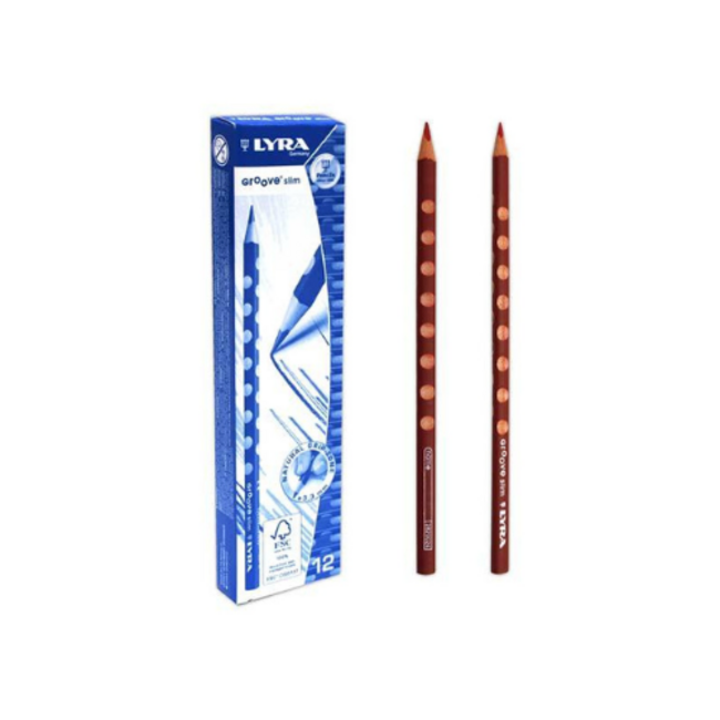 Lyra GROOVE slim potlood karmijnrood