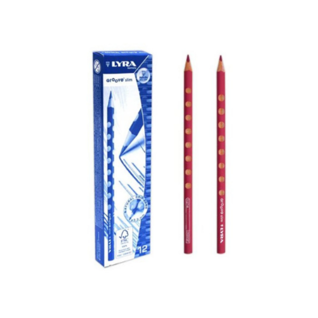 Lyra GROOVE slim potlood licht karmijn