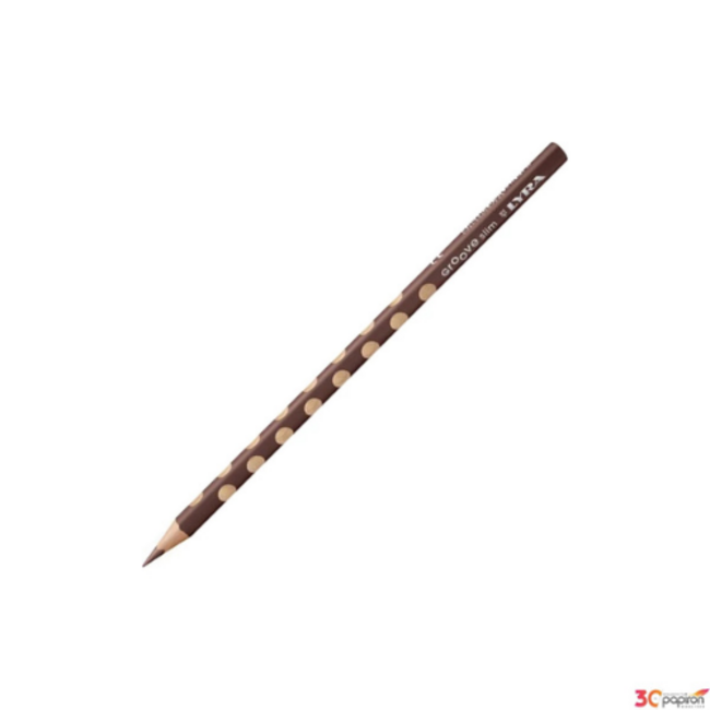 Lyra GROOVE slim potlood aardebruin