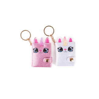 Great Pretenders Mini Sparkly Friends Keychain Journal, Caticorn, 2 verschillende stijlen