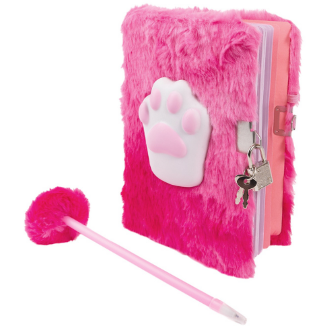 Great Pretenders Furry Friends Fuzzy Dagboek - Kat