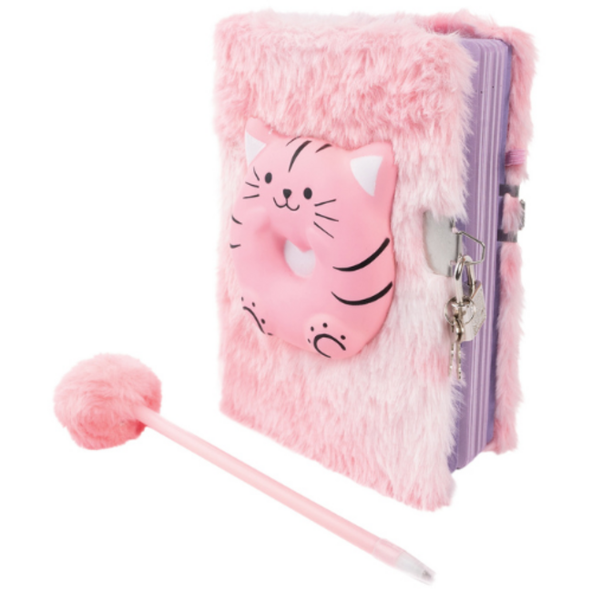 Great Pretenders Furry Friends Fuzzy Dagboek - Kat
