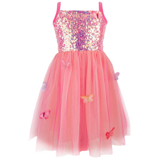 Great Pretenders Vlinderjurk, roze, maat US 5-6