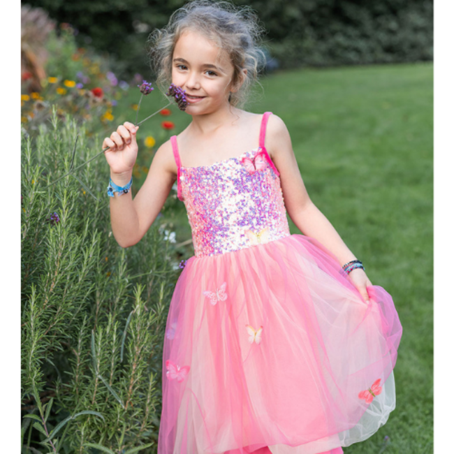 Great Pretenders Vlinderjurk, roze, maat US 5-6