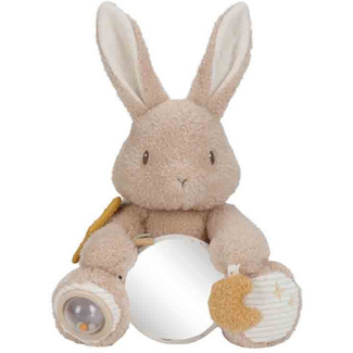 Little Dutch Little Dutch Newborn Naturals Activiteitenknuffel Baby Bunny GRS