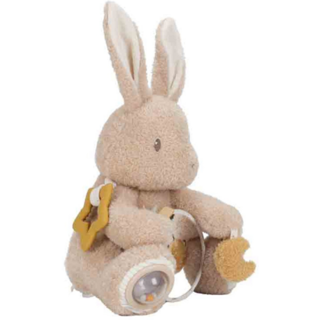 Little Dutch Little Dutch Newborn Naturals Activiteitenknuffel Baby Bunny GRS