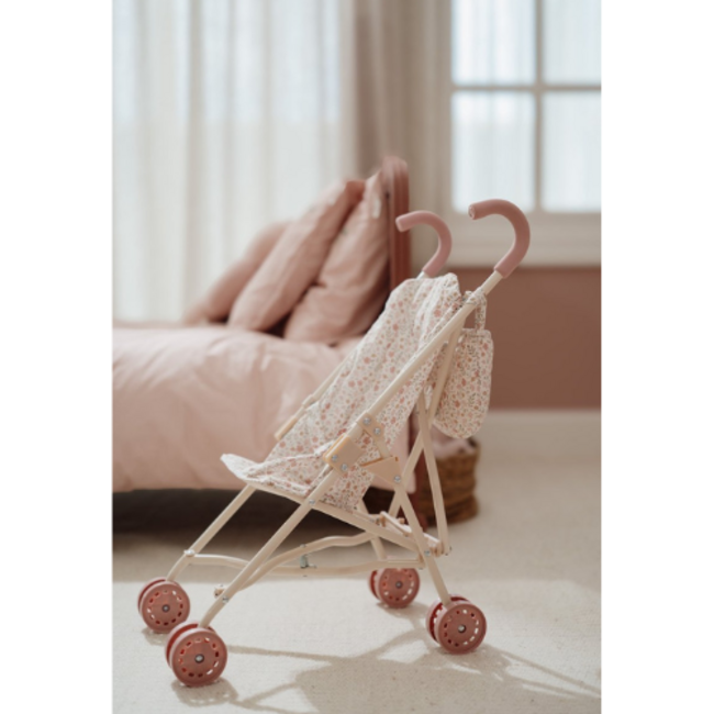 Little Dutch Metalen Poppenbuggy Soft Flowers  