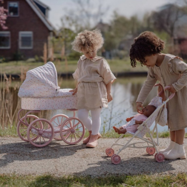 Little Dutch Metalen Poppenbuggy Soft Flowers  