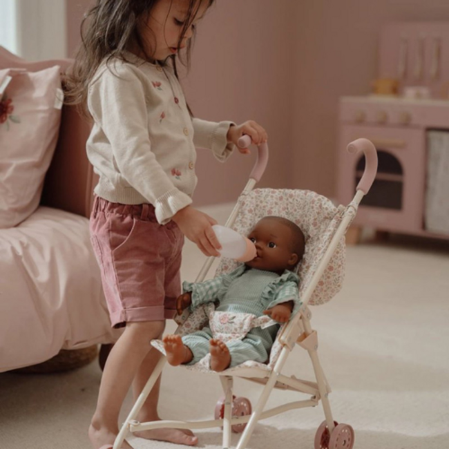 Little Dutch Metalen Poppenbuggy Soft Flowers  