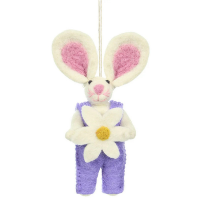 Sjaal met Verhaal Vilten Hanger - Haasje met Margriet