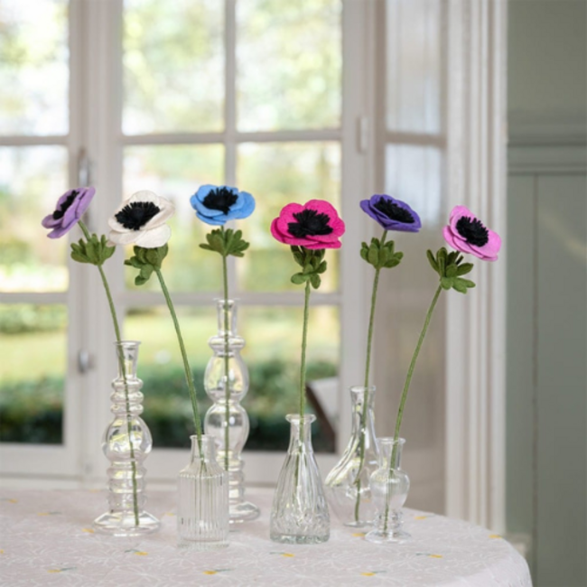 Sjaal met Verhaal Vilten Bloemen - Anemoon