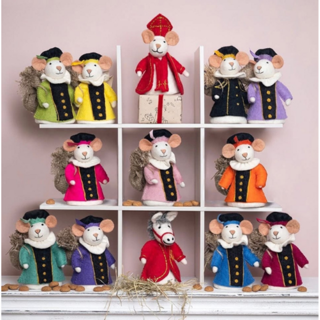 Sjaal met Verhaal Decoratie Muis Hoofdpiet