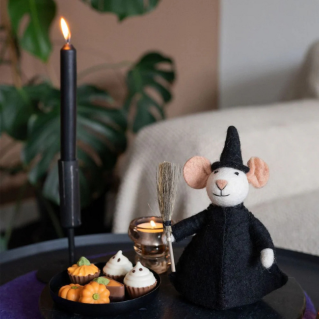 Sjaal met Verhaal Decoratie Muis Heks