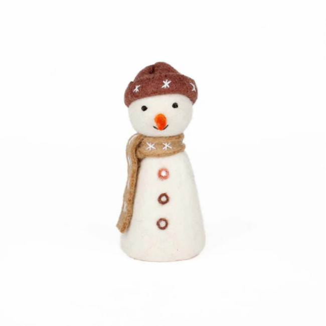 Sjaal met Verhaal Kerst: Sneeuwpopjes Multicolor