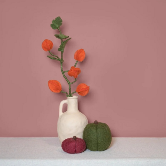 Sjaal met Verhaal Bloem: Tak Physalis Lampion