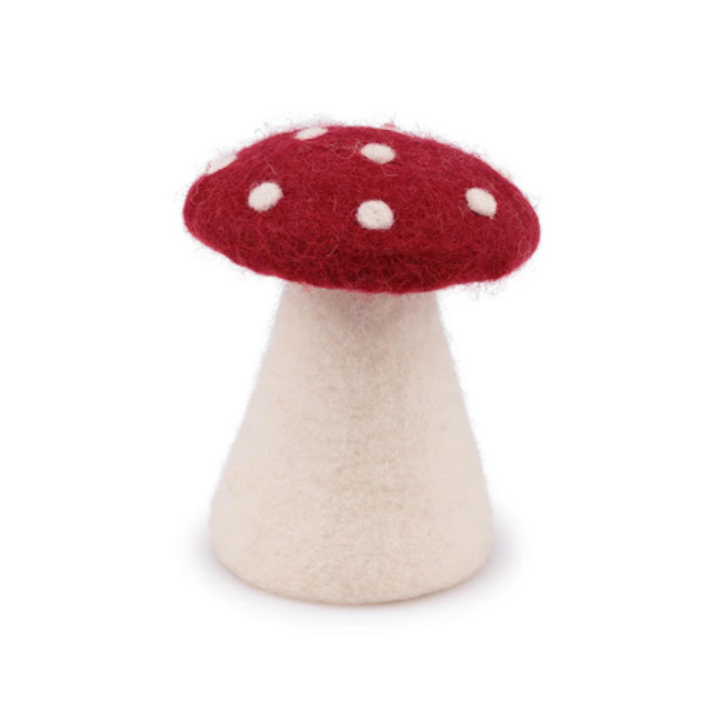 Sjaal met Verhaal Decoratie Paddenstoel Rood