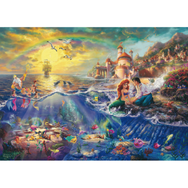 999 Games Disney Kleine Zeemeermin, Ariël, 1000 stukjes - Puzzel