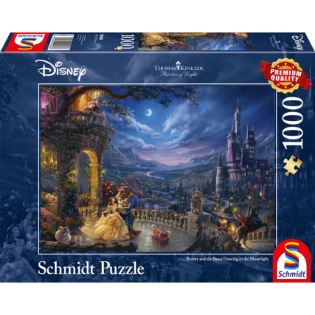 999 Games Disney Beauty and the Beast, 1000 stukjes - Puzzel