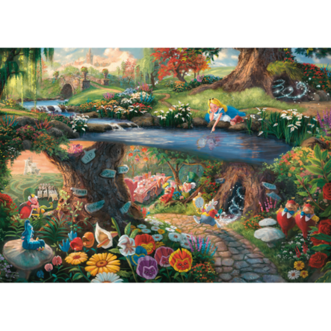 999 Games Disney Alice in Wonderland, 1000 stukjes - Puzzel