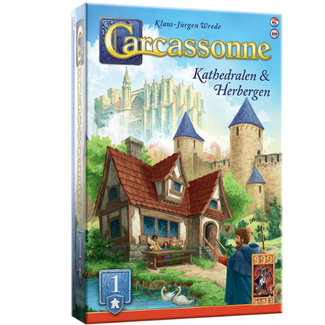 999 Games Bordspellen, Carcassonne: Kathedralen & Herbergen Uitbreiding 1