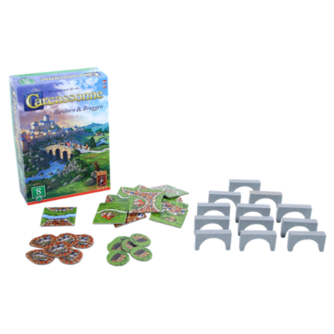 999 Games Bordspellen, Carcassonne: Burchten & Bruggen Uitbreiding 8