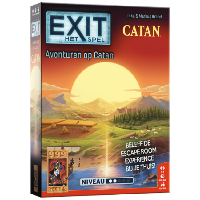 999 Games Escape spellen, EXIT - Avonturen op Catan - Breinbreker