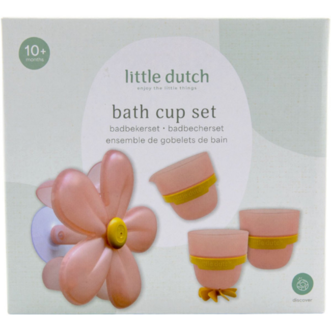 Little Dutch Little Dutch - Badwand Bekers - Bloem Motief