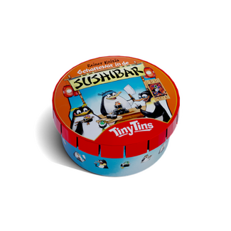 999 Games Reisspellen, Tiny Tins: Geharrewar in de Sushibar - Dobbelspel
