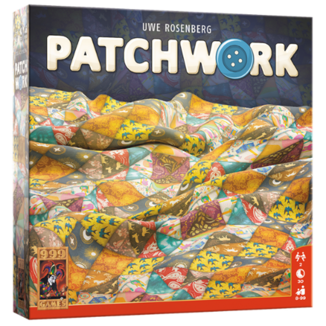 999 Games Twee persoonsspellen, Patchwork - Bordspel