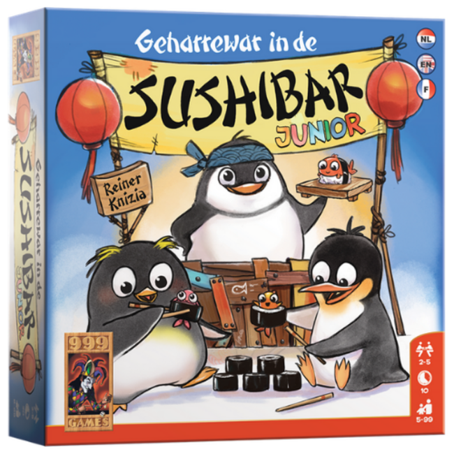999 Games Geharrewar in de Sushibar Junior - Dobbelspel