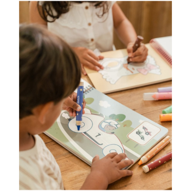 Little Dutch Knutselen, Jim's garage knip & boek boek