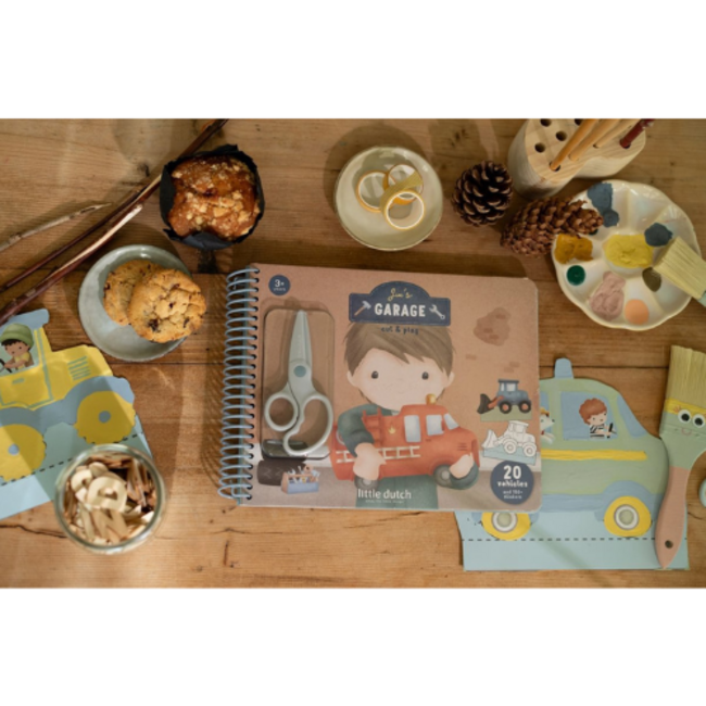 Little Dutch Knutselen, Jim's garage knip & boek boek