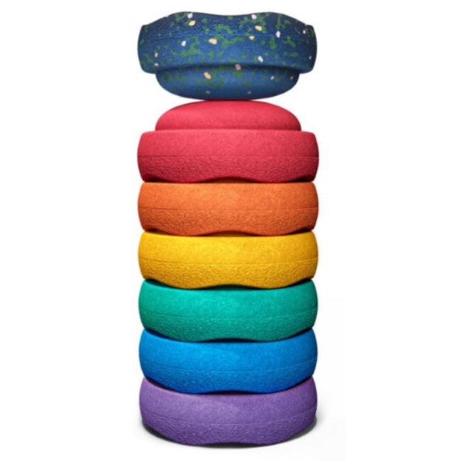 Stapelstein Mini Rainbow Water Lily set classic